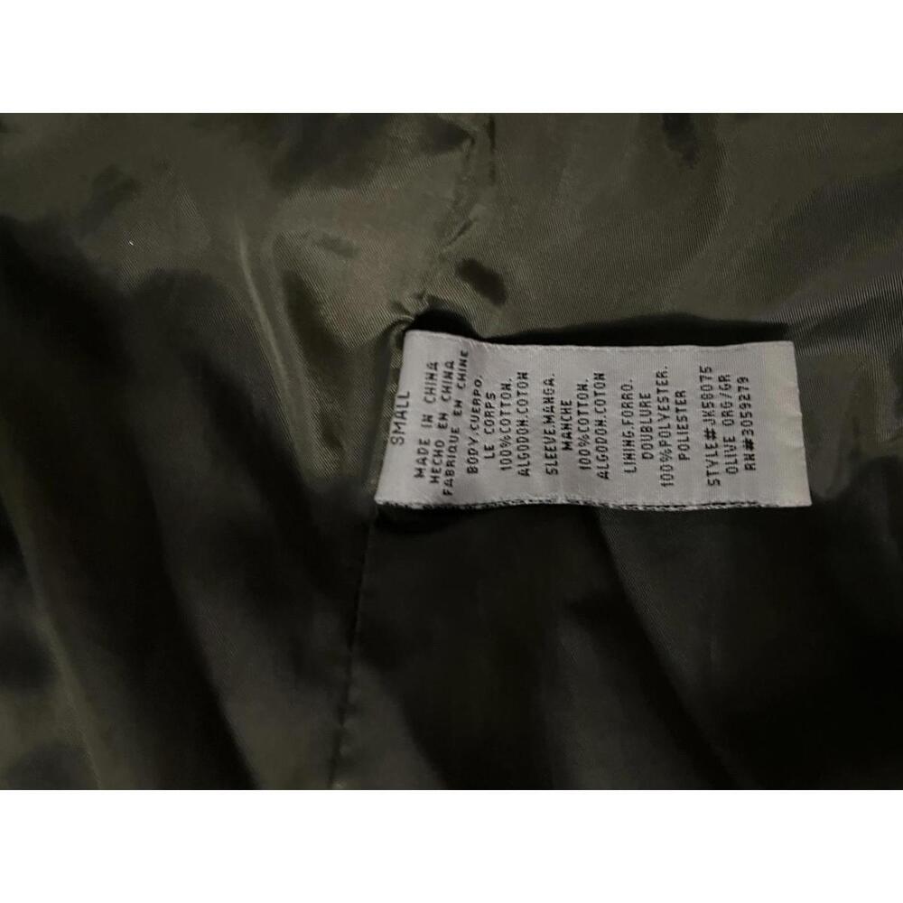 Thread & Supply Green Aztec Sleeve Hooded Utility Jacket Small Boho Western - Picture 5 of 10